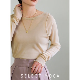 透肉轻薄T恤花边立体装 新款 饰日本直邮10009945 MOCA春季 SELECT