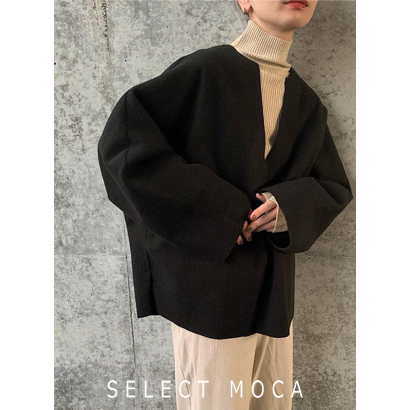 MOCAbySON博主合作款v领T恤