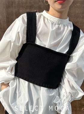 SELECT MOCA by SON 博主合作款交叉背带短背心日本直邮30001216