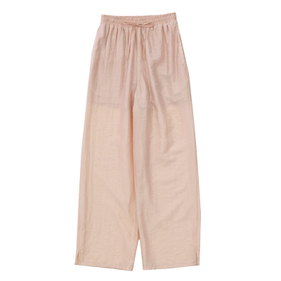 MOCA薄款舒适清凉微褶皱裤子