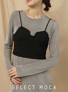 SELECT MOCA 日系时尚细肩带吊带外搭背心休闲女日本直邮20001355