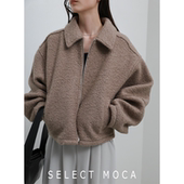 SELECTMOCA 秋冬翻领质感时尚 短外套加厚百搭日本直邮20001420