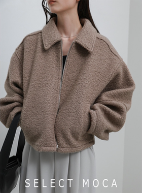 SELECTMOCA 秋冬翻领质感时尚短外套加厚百搭日本直邮20001420