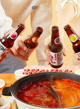 PAPPS派帕斯康普茶无添加益生菌发酵清爽果汁气泡茶饮230ml*6瓶