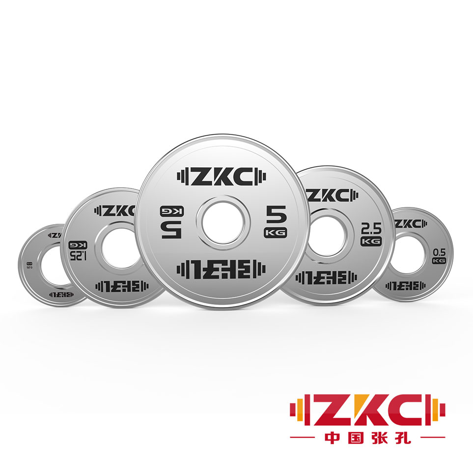 ZKC张孔-P-CR型力量举镀铬配重片