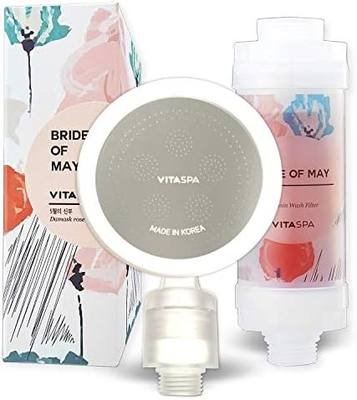 VITASPA Vitamin C Shower Head Filter Set Made in Korea (Red)