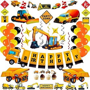 Construction Supplies Party Birthday Set