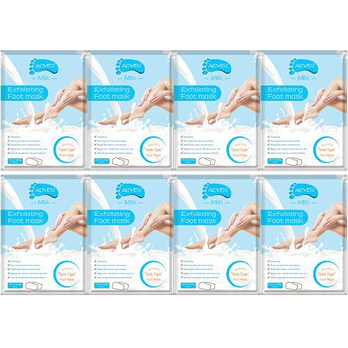 foot peel mask 8 pack  exfoliating foot mask repair dry dead