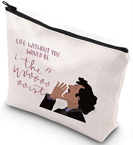 wzmpa parks and rec cosmetic bag jean ralphio fans gift life