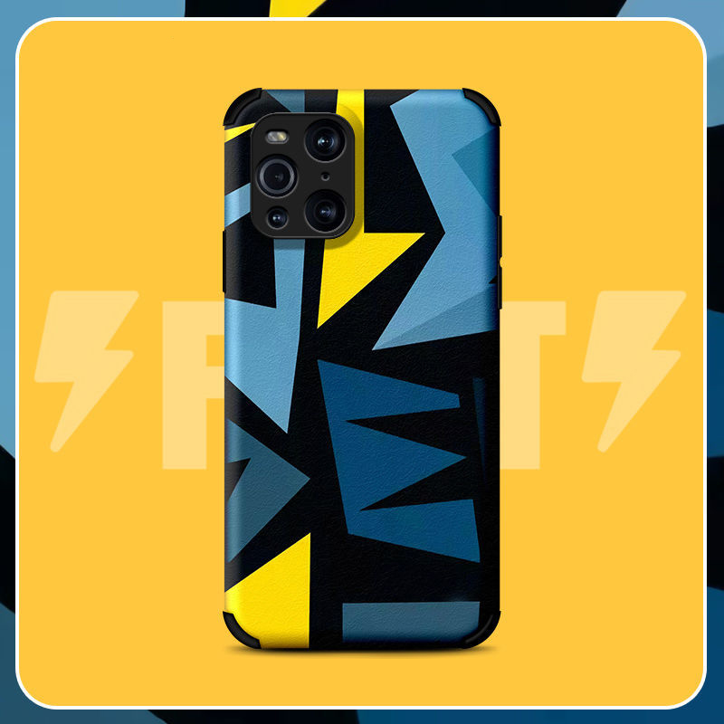 德克 科技感涂鸦全包小米11羊皮手机壳红米k50 K40s软壳note10pro