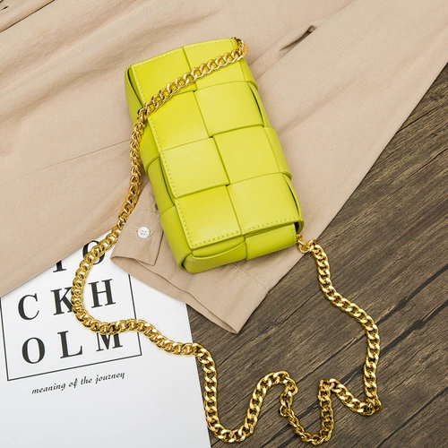 Поясная сумка, плетеная небольшая сумка, нагрудная сумка, брендовая сумка через плечо, коллекция 2021, из натуральной кожи