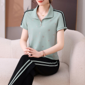 洋气休闲运动服品牌显瘦两件套 女2026高级感时尚 迈耐克斯夏季 套装