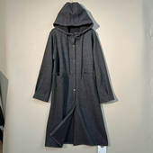 长104 轻盈不压身 新款 长款 WS428 美林 帽衫 套洗衣袋羊毛档机洗