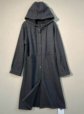 美林丨套洗衣袋羊毛档机洗丨轻盈不压身 长104 新款长款帽衫WS428