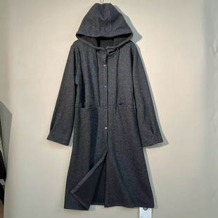 长104 轻盈不压身 新款 长款 WS428 美林 帽衫 套洗衣袋羊毛档机洗