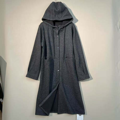 美林丨套洗衣袋羊毛档机洗丨轻盈不压身 长104 新款长款帽衫WS428