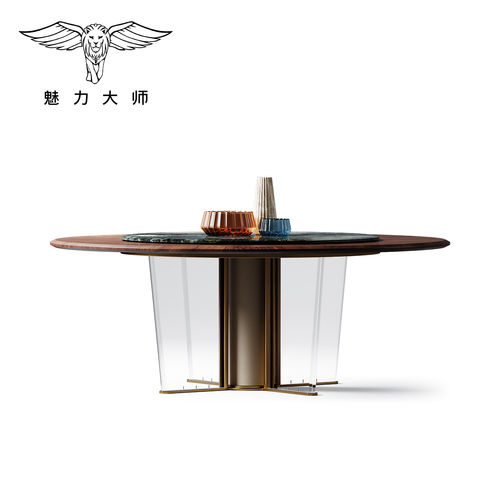 魅力大师天然奢石餐桌高