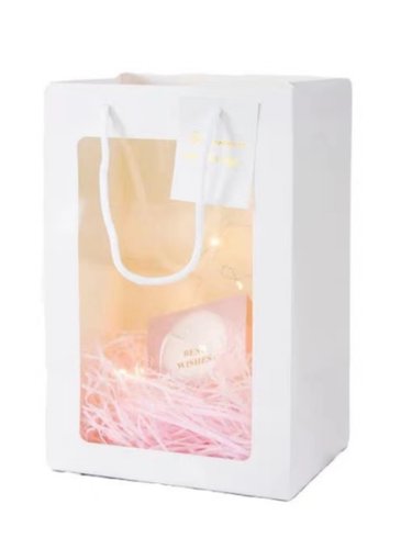 橱窗手提袋橱窗袋花束袋子手提袋