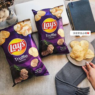 零食 S法国黑松露味薯片Truffle袋装 限量新口味 711美食乐事LAY