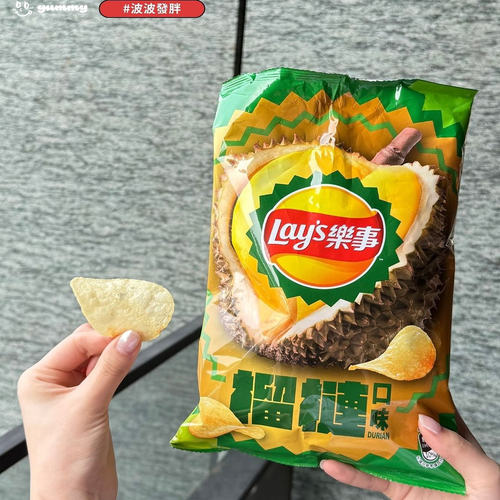 网友激推！711猎奇新品 奇奇怪怪的台湾乐事榴莲薯片香菜薯片