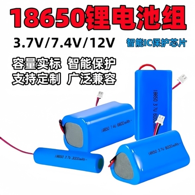 12V18650锂电池组太阳能可充电蓄电池播放器拉杆音箱电子琴