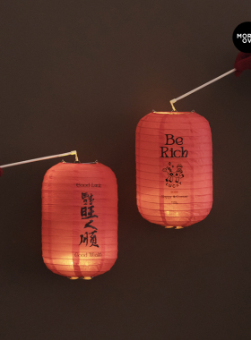 MOREOVER2026马年春节吉祥灯笼新年装饰品发光宫灯场景布置氛围灯