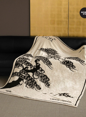 Moreover原创设计毛毯办公室午睡盖毯客厅空调毯沙发毯子轻奢