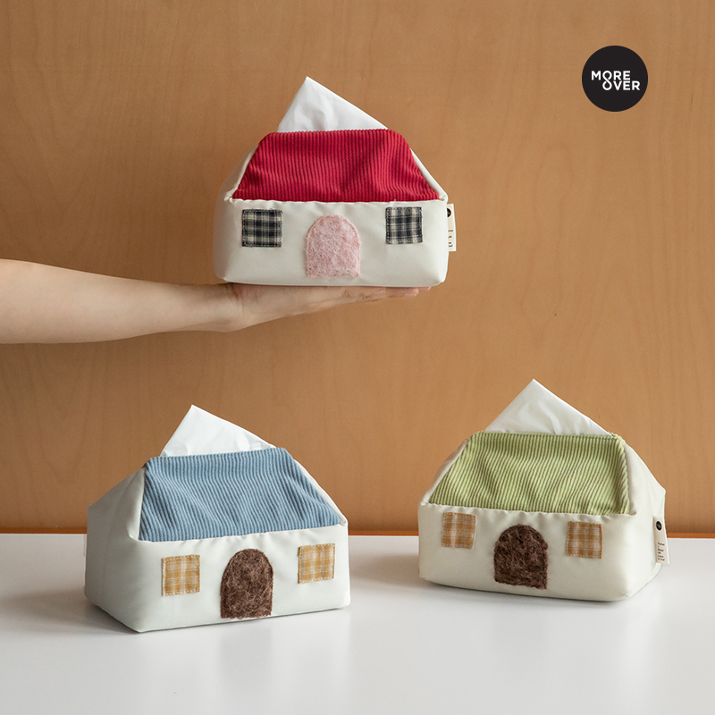 moreover童话小镇纸巾套新款客厅纸抽盒高档轻奢创意桌面纸巾套