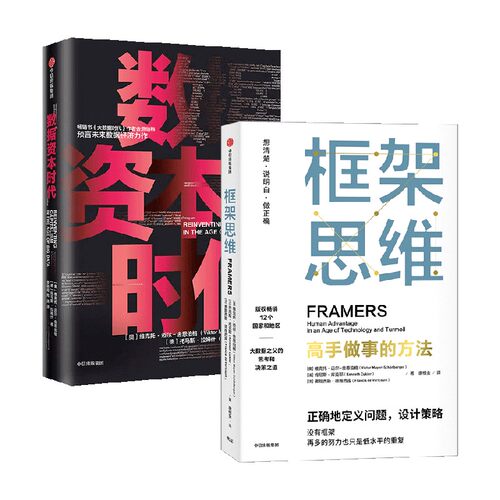 【正版书籍】数据资本时代+框架思维 套装2册 维克托·迈尔 著 经济