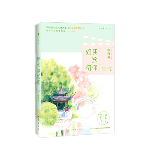 【正版书籍】我念你如初 顾西爵2019全新力作 你每一次不经意的回望是我收藏的念念不忘 青春小说书籍