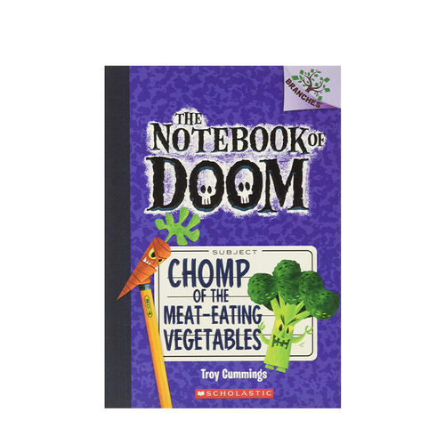 【正版书籍】毁灭笔记 4 The Notebook of Doom：Chomp of the Meat-Eating Vegetables 英语 分级阅读 小学阶段 6-12岁英文原版