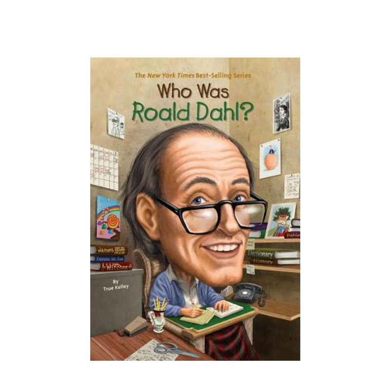 【正版书籍】英文原版7-12岁谁是罗尔德·达尔?who was roald dahl?