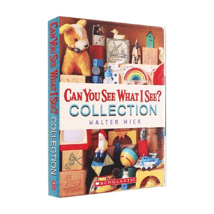 英文原版 Can You See What I See Collection  6 Books + 1 Audio CD Level 1 Reader 英语词汇启蒙学习分级读物
