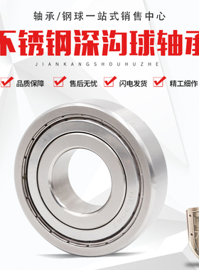 不锈钢轴承S6300Z S6301Z S6302Z S6303Z S6304Z S6305 S6306 ZZ