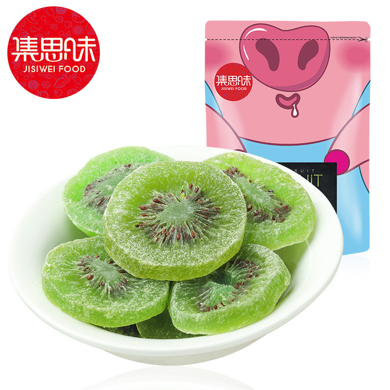 集思味猕猴桃片110g水果干零食组合猕猴桃干奇异果