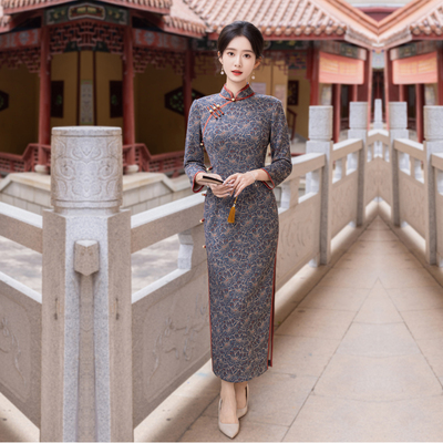 修身显瘦日常旗袍改良复古年轻款