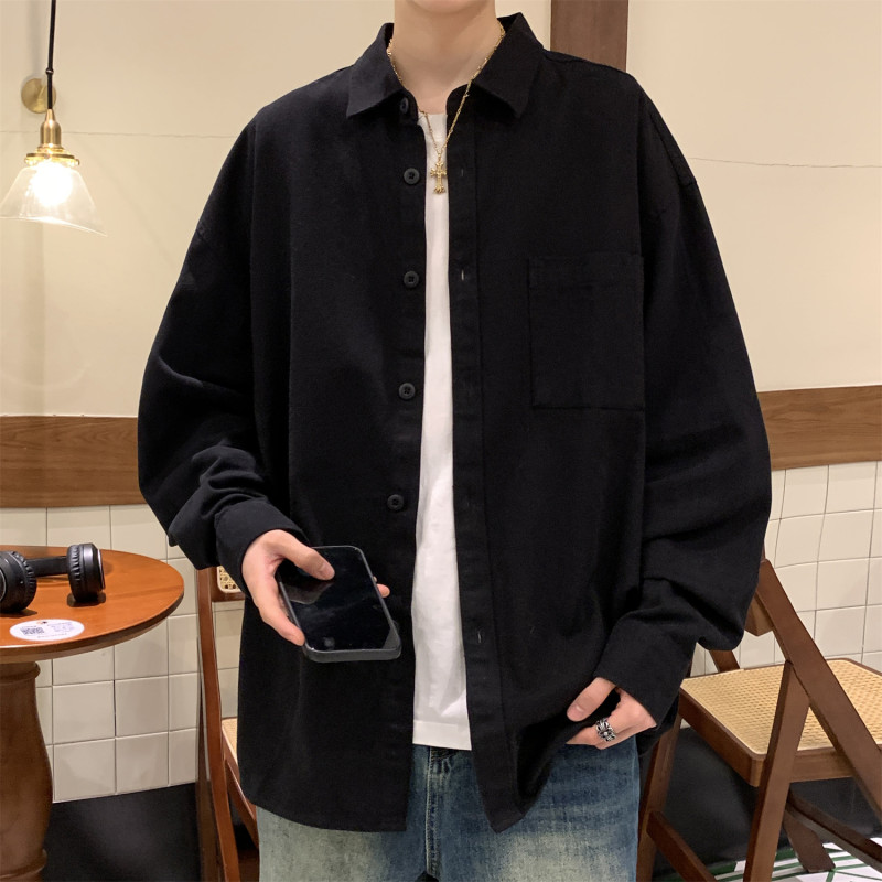 GBOYstudio亿万少年goodboy吕小虎几物男装设计美式纯棉长袖衬衫