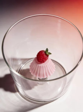 ichendorf  法式甜品系列 意大利手工玻璃水杯手握杯水杯储物罐