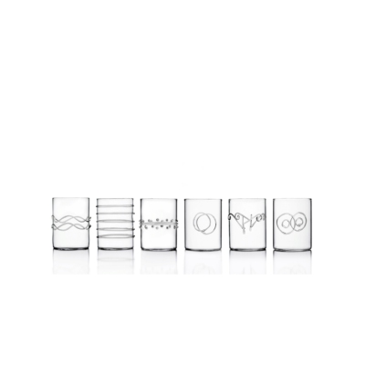 ichendorf 线条系列 线条shot杯透明色威士忌酒杯烧酒杯100ml