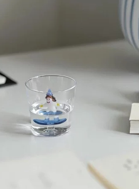 ichendorf  冬季运动系列 意大利手工玻璃杯平口水杯 滑雪杯