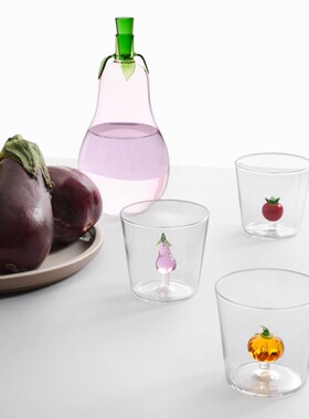 ichendorf  蔬果系列 意大利手工玻璃水杯蔬果造型饮料杯水杯