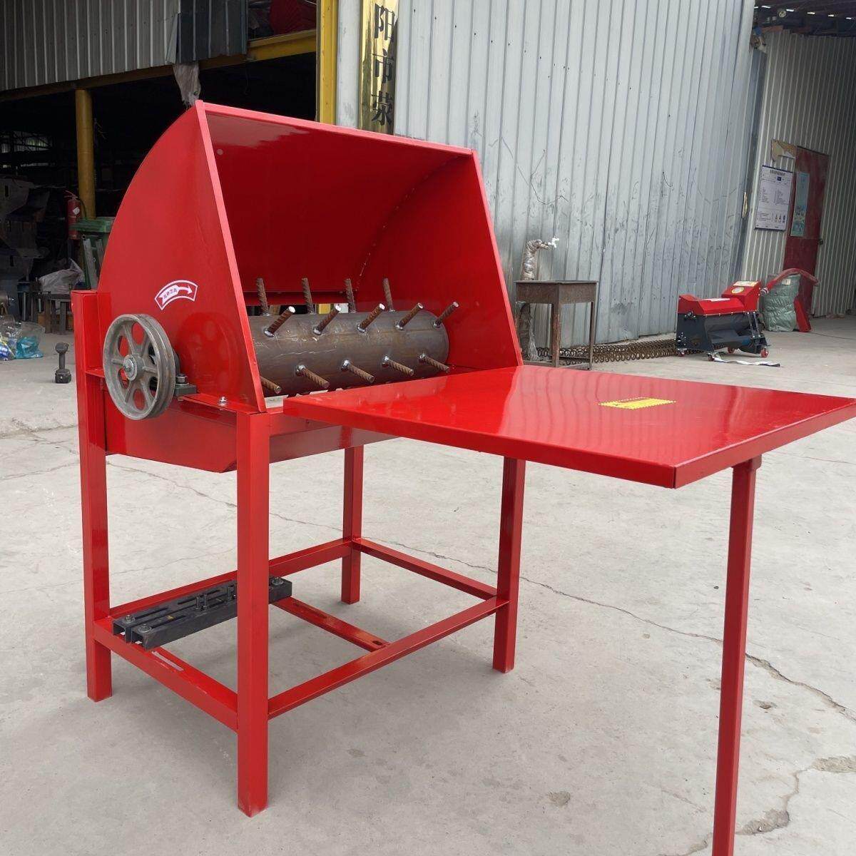 2024款家用草包冻草破碎机草捆拆包机牛羊猪打散分解高速破捆机