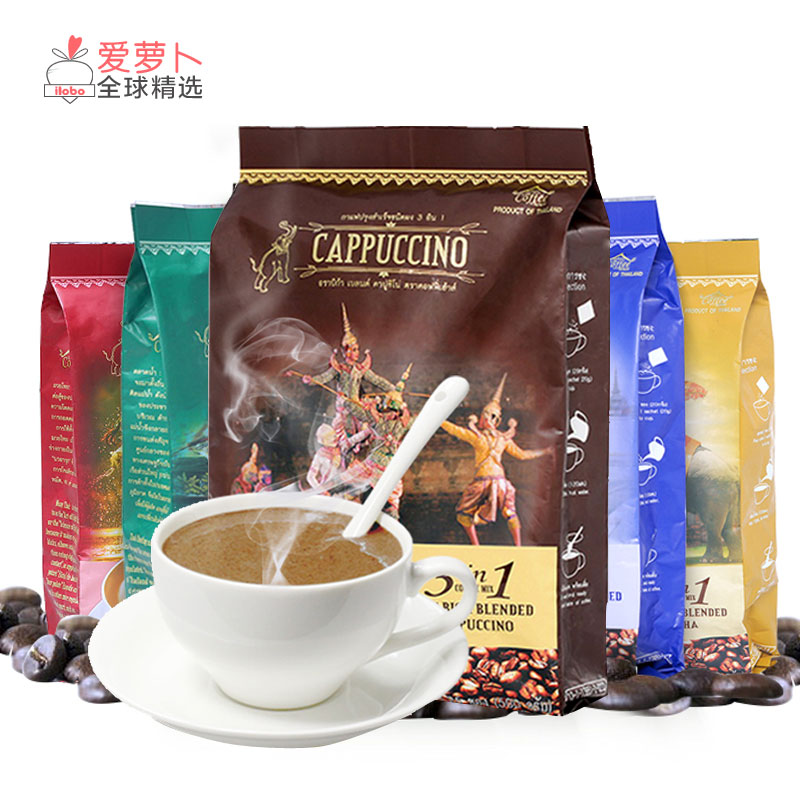 The coffee house泰国咖啡屋ESPRESSO美式特浓三合一速溶咖啡450g 咖啡/麦片/冲饮 速溶咖啡 原图主图