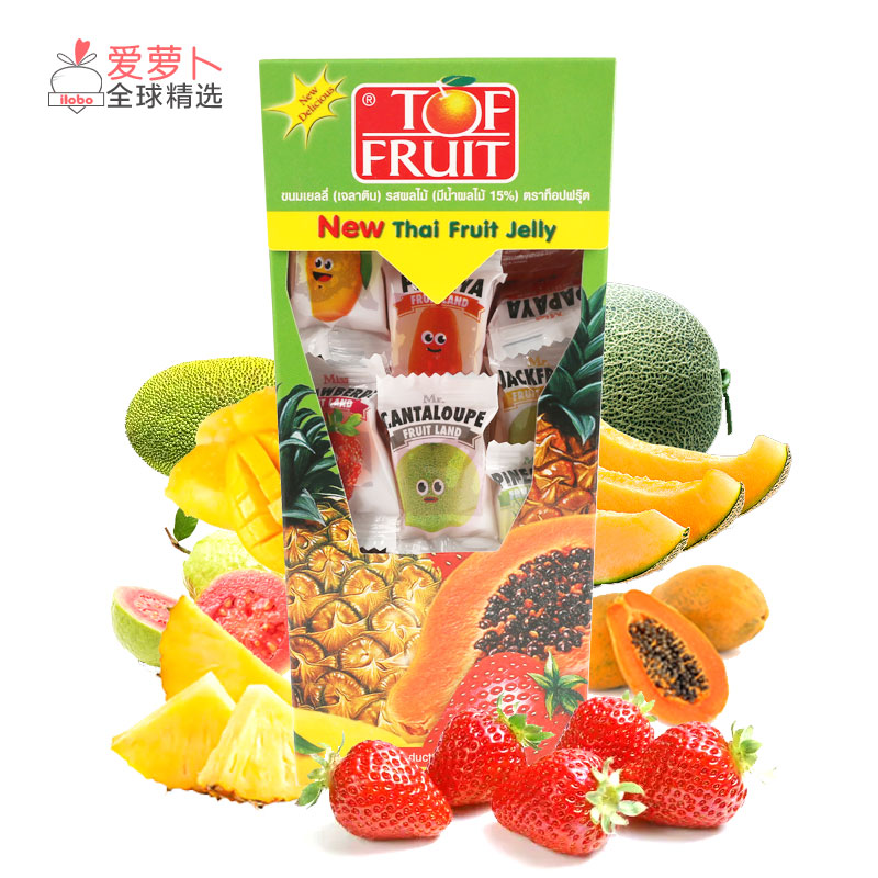 Kingpower泰国免税店TOF FRUIT泰国进口水果糖软糖糖果250g 零食/坚果/特产 传统糖果 原图主图