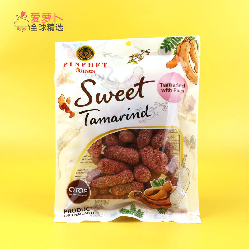 泰国OTOP特产PINPHET梅子酸角糖开胃小零食160g