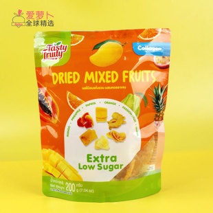 泰国TASTY FRUITY胶原蛋白六种水果混合果干200g