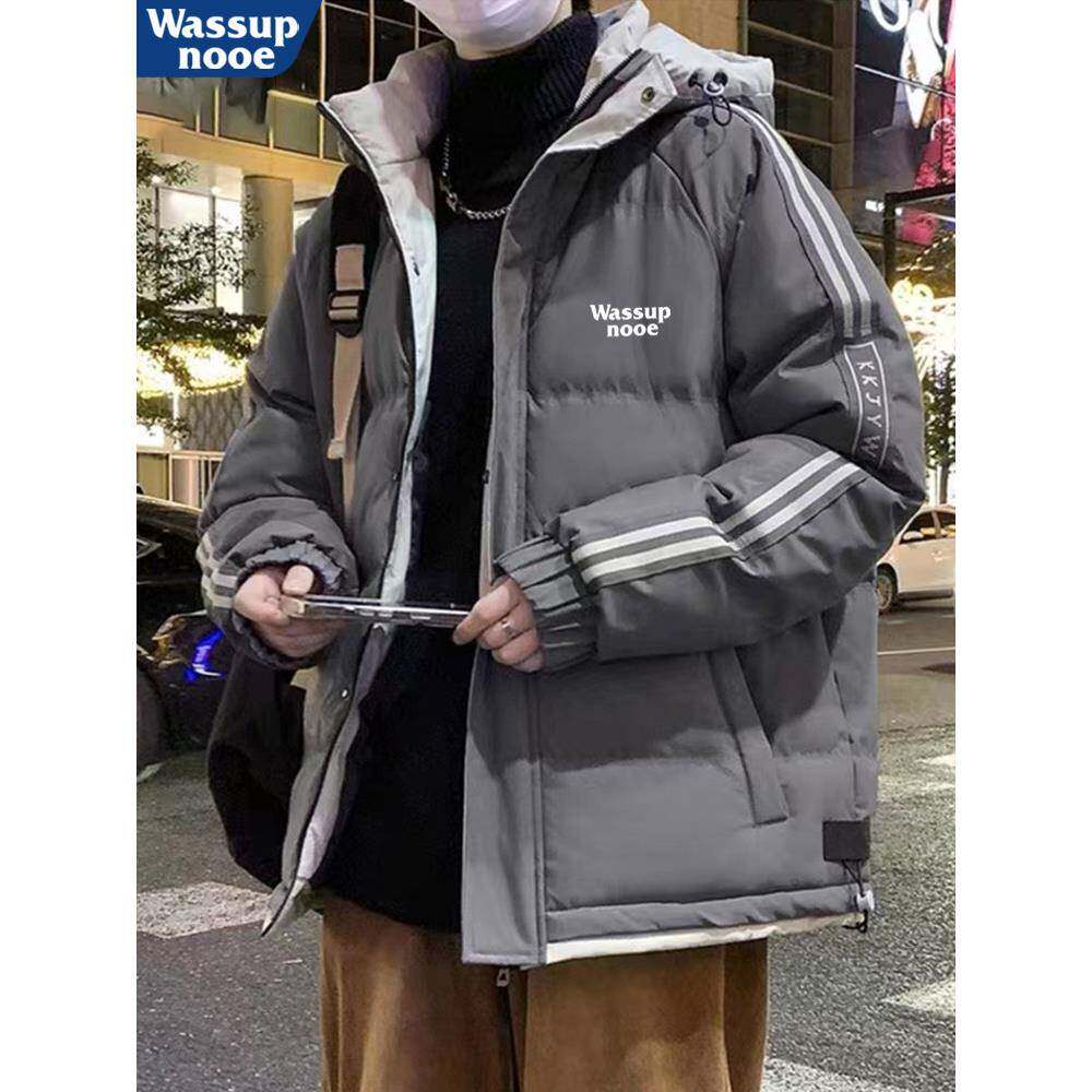 棉衣男冬季2FRF025新款潮牌宽松青加厚冬装羽外套少学生年绒棉服