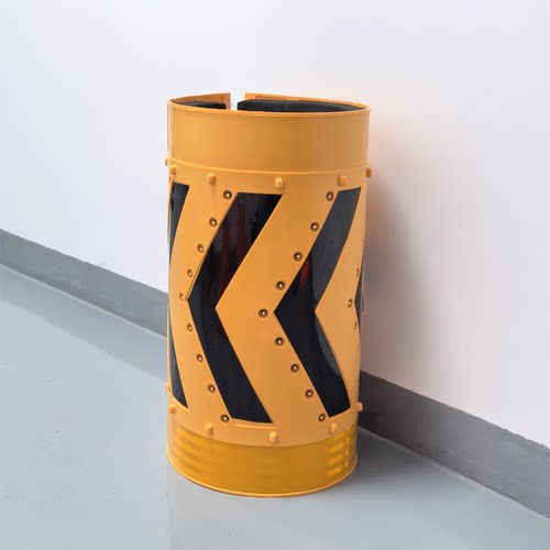 太阳能led警示贴夜间防撞黄黑色国家电网包围电线杆防撞爆闪灯带