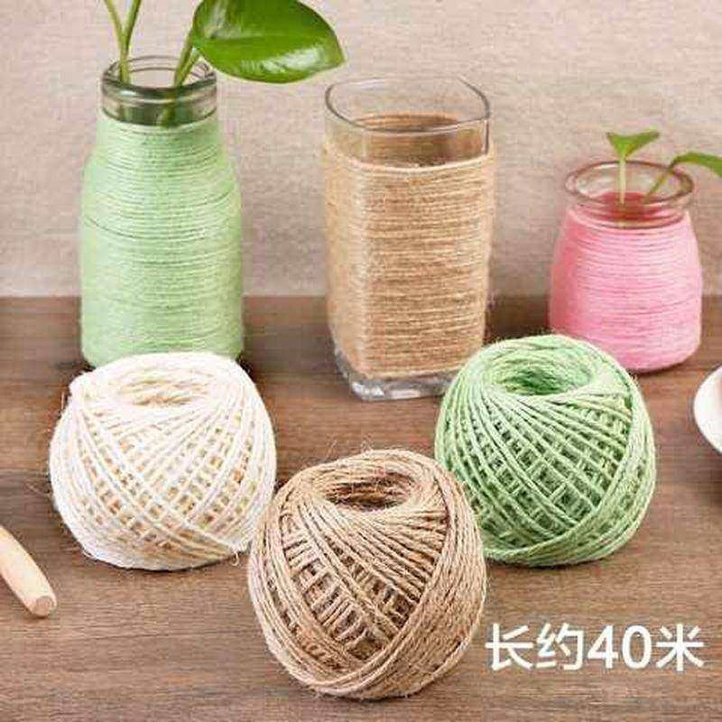 细绳细麻绳捆扎麻线客厅扎绳百搭粗细装饰手工制作线绳相片幼儿园