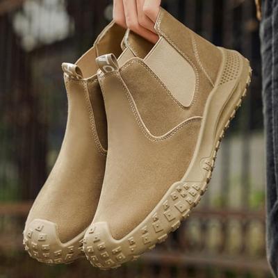 2025秋冬男鞋高帮马丁靴男士防滑耐磨工地干活运动休闲时尚工装鞋